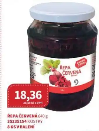 Kubík potraviny ŘEPA ČERVENÁ 640 g nabídka