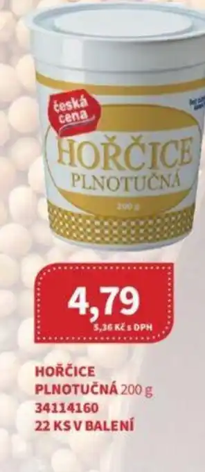 Kubík potraviny HOŘČICE PLNOTUČNÁ 200 g nabídka