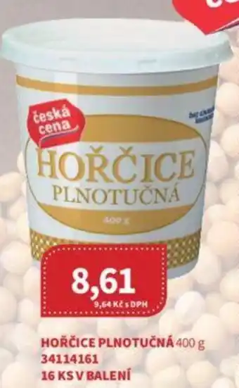 Kubík potraviny HOŘČICE PLNOTUČNÁ 400 g nabídka