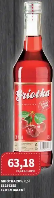 Kubík potraviny GRIOTKA 20% 0.5L nabídka