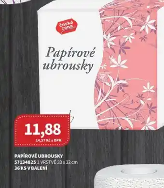 Kubík potraviny PAPÍROVÉ UBROUSKY nabídka