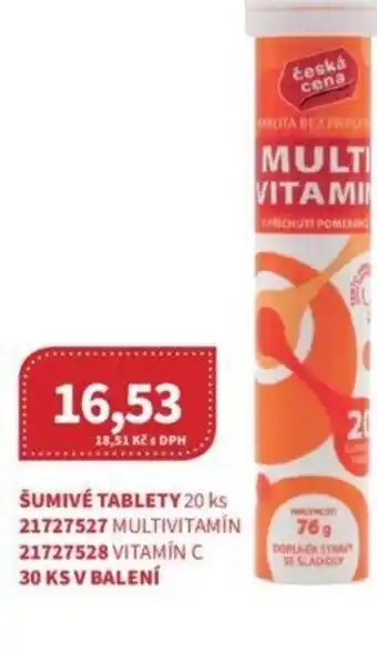 Kubík potraviny ŠUMIVÉ TABLETY 20 ks nabídka