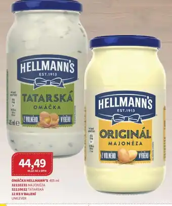 Kubík potraviny OMÁČKA HELLMANN'S 405 ml nabídka