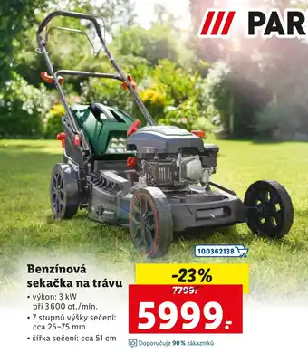 Lidl Benzinova sekacka na travu nabídka