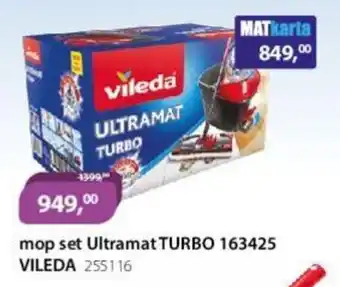 M.A.T. mop set Ultramat TURBO 163425 VILEDA 255116 nabídka