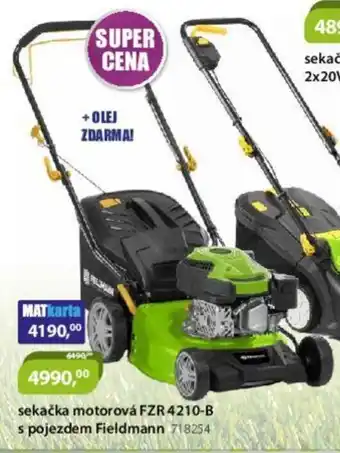 sekačka motorová FZR 4210-B s pojezdem Fieldmann 718254