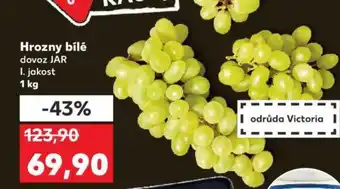 Kaufland Hrozny bílé nabídka