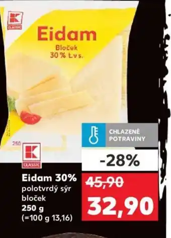 Kaufland Eidam 30% nabídka