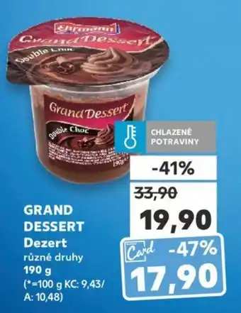 Kaufland GRAND DESSERT Dezert nabídka