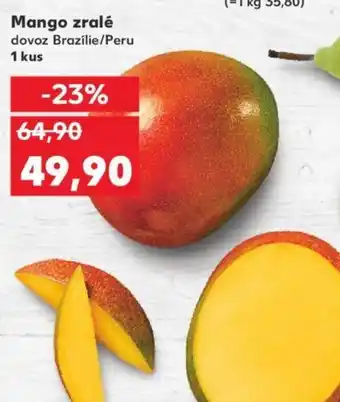 Kaufland Mango zralé nabídka