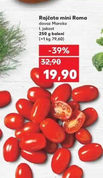 Kaufland Rajčata mini Roma nabídka