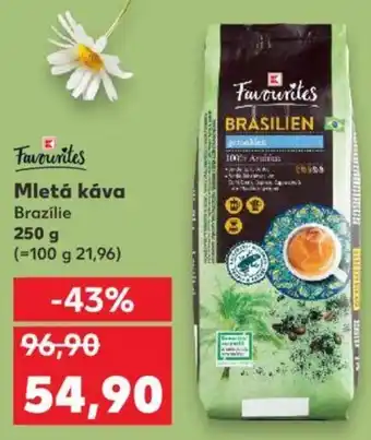 Kaufland Mletá káva nabídka