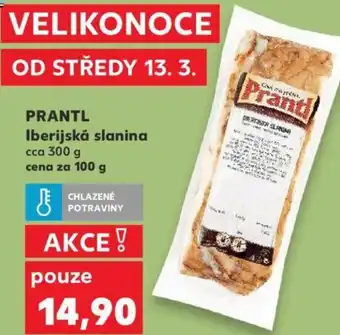 Kaufland PRANTL Iberijská slanina nabídka