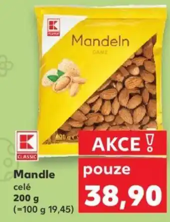 Kaufland Mandle celé nabídka