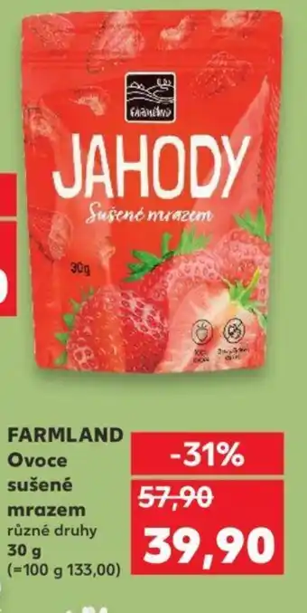 Kaufland FARMLAND Ovoce sušené mrazem nabídka