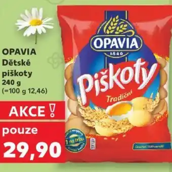 Kaufland OPAVIA Dětské piškoty nabídka