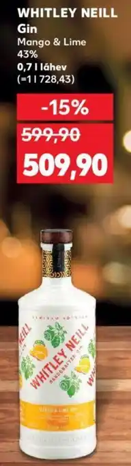 Kaufland WHITLEY NEILL Gin 0.7L nabídka