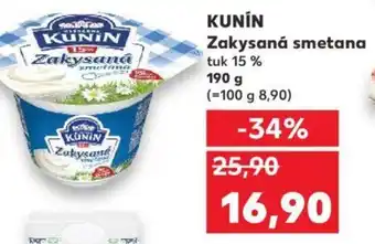 Kaufland KUNIN Zakysaná smetana nabídka
