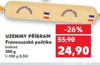 Kaufland UZENINY PŘÍBRAM Francouzská paštika nabídka