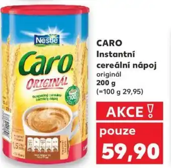Kaufland CARO Instantní cereální nápoj nabídka