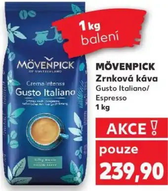Kaufland MÖVENPICK Zrnková káva nabídka