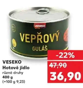 Kaufland VESEKO Hotové jídlo nabídka