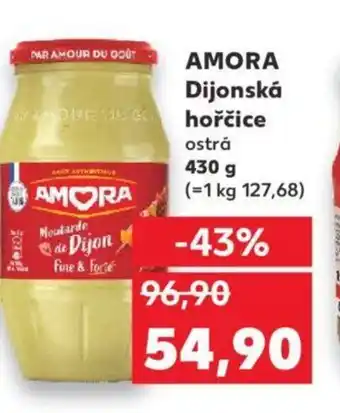 Kaufland AMORA Dijonská hořčice nabídka