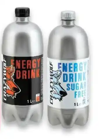 CRAZY WOLF Energetický nápoj 1L