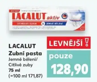 Kaufland LACALUT Zubní pasta nabídka