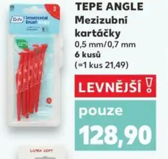 Kaufland TEPE ANGLE Mezizubní kartáčky nabídka