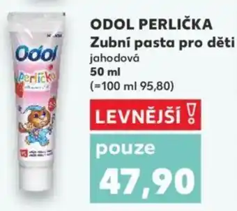 Kaufland ODOL PERLIČKA Zubní pasta pro děti nabídka