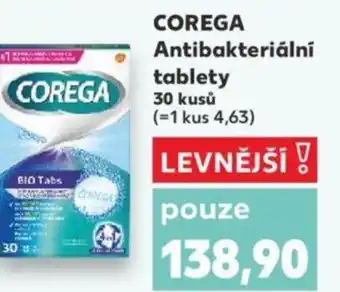Kaufland COREGA Antibakteriální tablety nabídka