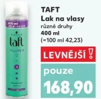 Kaufland TAFT Lak na vlasy nabídka