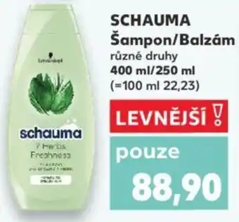 Kaufland SCHAUMA Šampon/Balzám nabídka