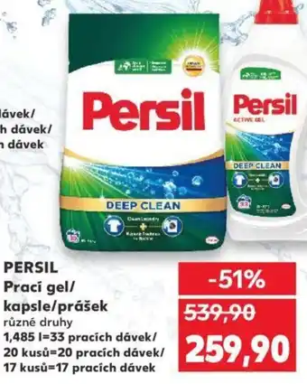 Kaufland PERSIL Prací gel/ kapsle/prášek nabídka