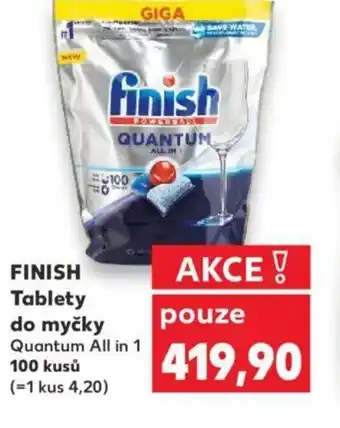 Kaufland FINISH Tablety do myčky nabídka