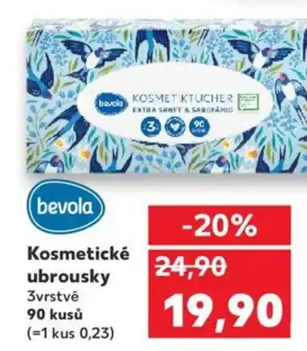 Kaufland Kosmetické ubrousky nabídka