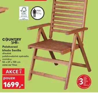 Kaufland Polohovací křeslo Sevilla nabídka