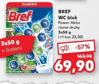 Kaufland BREF WC blok nabídka