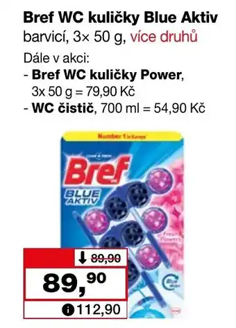Barvy a laky drogerie Bref WC kuličky Blue Aktiv nabídka