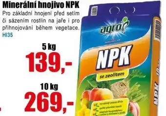 EVA Minerální hnojivo NPK nabídka