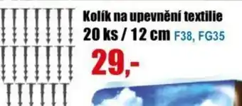 EVA Kolík na upevnění textilie 20 ks/12 cm nabídka