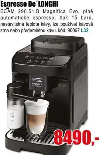 EVA Espresso De LONGHI nabídka