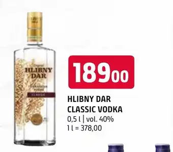 Terno HLIBNY DAR CLASSIC VODKA 0,5L nabídka