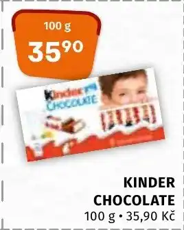 Terno KINDER CHOCOLATE nabídka