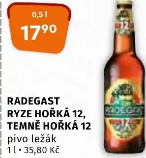 Terno RADEGAST RYZE HOŘKÁ 12, TEMNĚ HOŘKÁ 12 0.5L nabídka