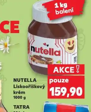 Kaufland Nutella lískooříškový krém nabídka