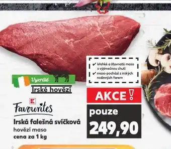 Kaufland Irská falešná svíčková nabídka
