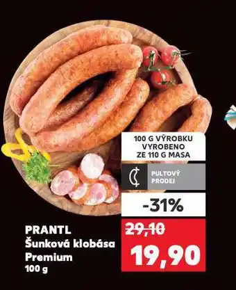 Kaufland Šunková klobása premium nabídka