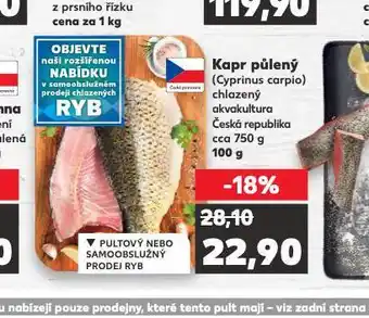 Kaufland Kapr půlený nabídka